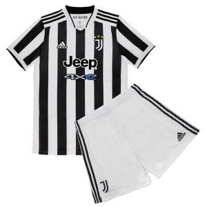 Juventus Børn HjemmebaneSæt 2021/22 - FodboldTrøjer(S/S)