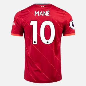 Liverpool FC Sadio Mane 10 Hjemmebanetrøje  2021 2022 - FodboldTrøjer(S/S)