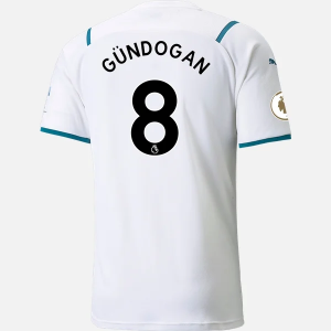 Manchester City Ilkay Gundogan 8 Ude Trøjer 2021/22 - Kortærmet