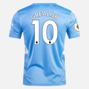 Manchester City Jack Grealish 10 Hjemme Trøjer 2021/22 - Kortærmet