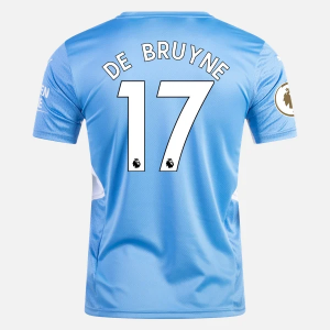 Manchester City Kevin De Bruyne 17 Hjemme Trøjer 2021/22 - Kortærmet