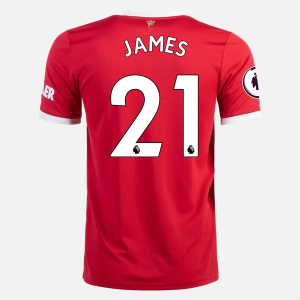 Manchester United Daniel James 21 Hjemme Trøjer 2021/22 - Kortærmet