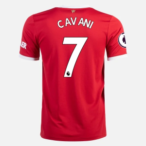 Manchester United Edinson Cavani 7 Hjemme Trøjer 2021/22 - Kortærmet