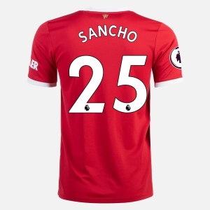 Manchester United Jadon Sancho 25 Hjemme Trøjer 2021/22 - Kortærmet