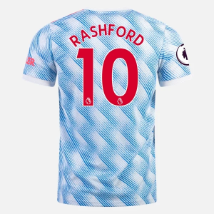 Manchester United Marcus Rashford 10 Ude Trøjer 2021/22 - Kortærmet