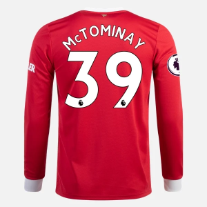 Manchester United Scott McTominay 39 Hjemme Trøjer 2021/22 - Langærmet