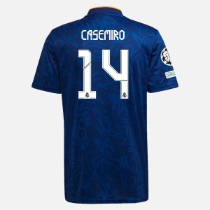 Real Madrid Casemiro 14 Ude Trøjer  2021/22 - Kortærmet
