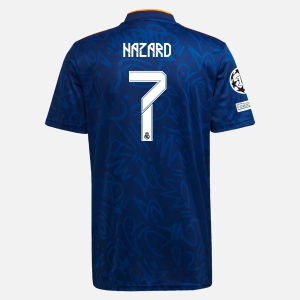 Real Madrid Eden Hazard 7 Ude Trøjer  2021/22 - Kortærmet