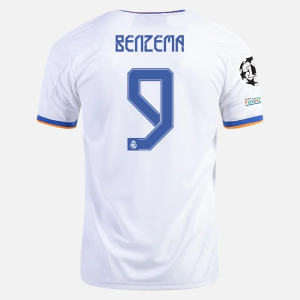 Real Madrid Karim Benzema 9 Hjemme Trøjer  2021/22 - Kortærmet