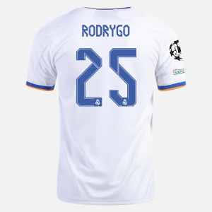 Real Madrid Rodrygo 25 Hjemme Trøjer  2021/22 - Kortærmet