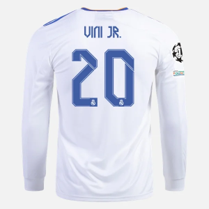 Real Madrid Vinicius Jr. 20 Hjemme Trøjer 2021/22 - Langærmet