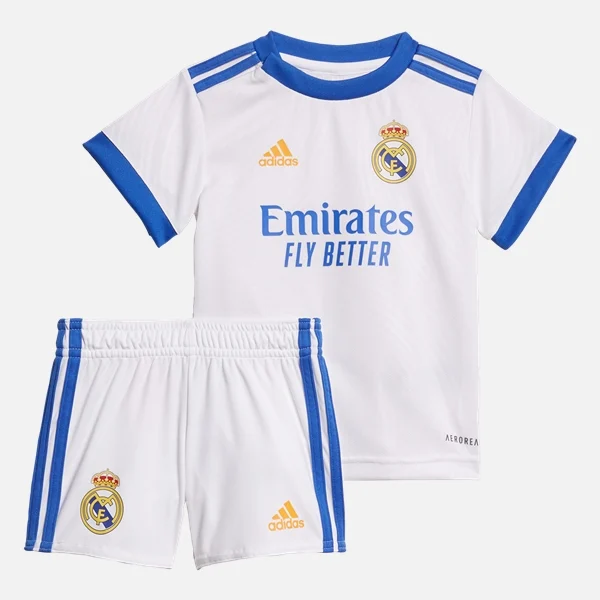 Watt bluse vokal Real Madrid Børn HjemmebaneSæt 2021/22 – FodboldTrøjer(S/S) –  Fodboldtrøjer,EM 2020 Trøjer,Børnetøj Udsalg