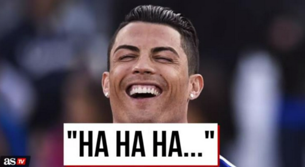 Cristiano Ronaldo blev spurgt, om han ville spille i Ligue 1 med kun et ord at svare på