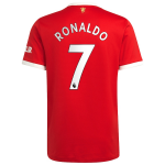 Manchester United Cristiano Ronaldo 7 Hjemme Trøjer 2021 2022 - FodboldTrøjer(S/S)