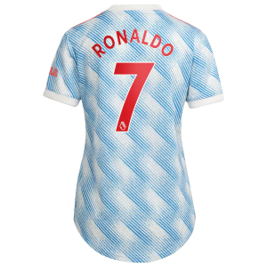 Manchester United Cristiano Ronaldo 7 Kvinder Ude Trøjer 2021 2022 - FodboldTrøjer(S/S)