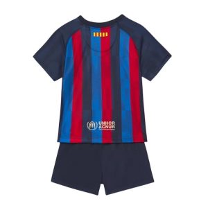 FC Barcelona Børn HjemmebaneSæts 2022 2023 – FodboldTrøjer(SS) - Image 2