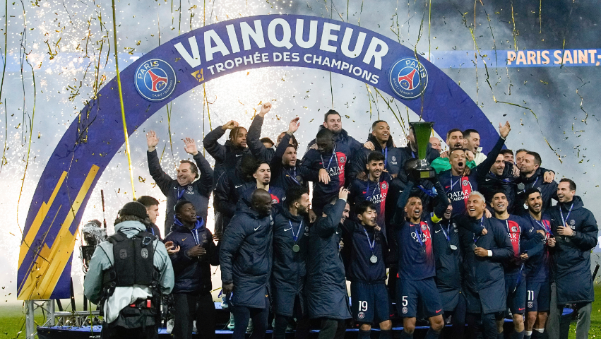 Paris Saint-Germain indleder 2024 med at vinde den franske Super Cup