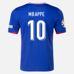 Frankrig Mbappe 10 Hjemmebanetrøje 2024 – Fodboldtrøjer(S/S)