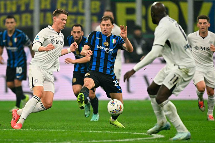 Napoli udlignede Inter 1-1 på udebane, og topplaceringen er stabil